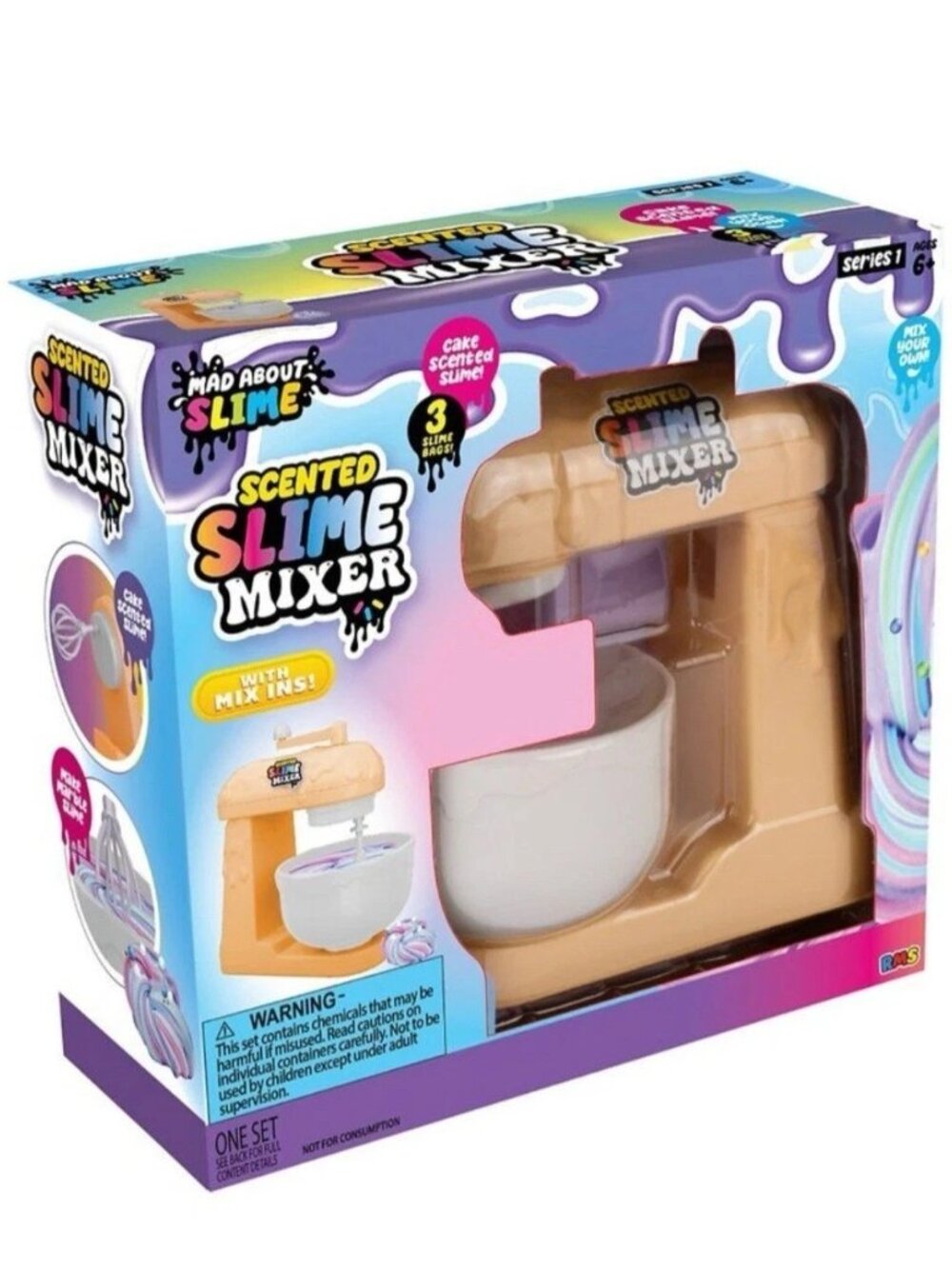 MAD ABOUT SLIME Scented Slime Mixer - Make Your Own Slim with Mix-Ins - NEW